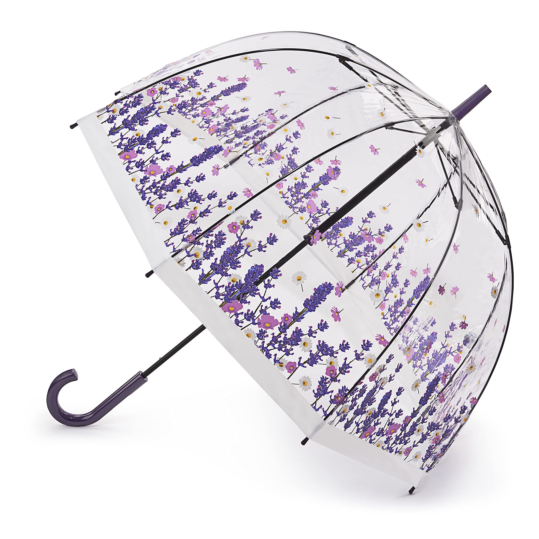 FultonBirdcage 2 Flower Field Print Umbrella