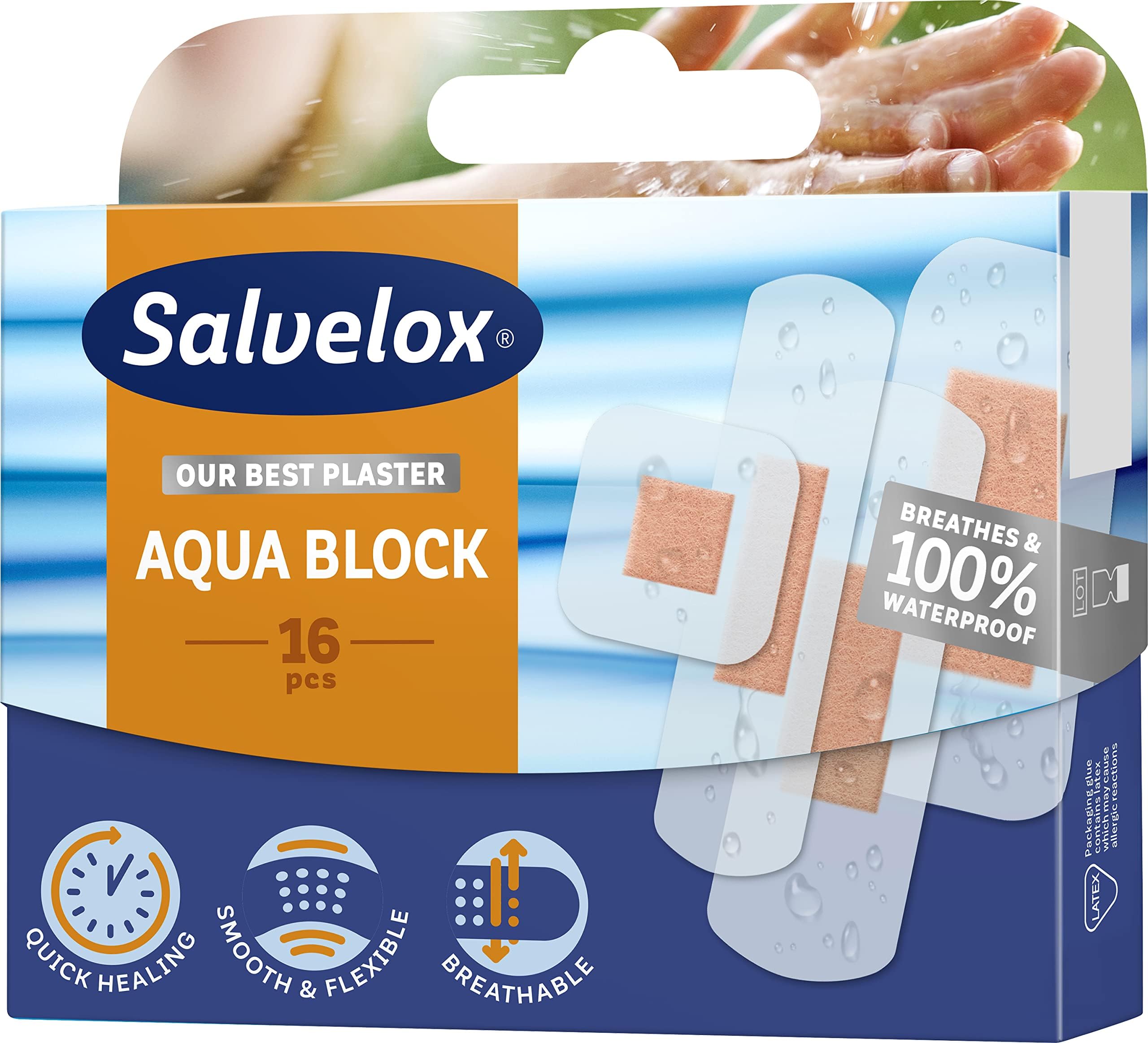 Salvelox Aqua Block 16 Dressings (4 Formats)
