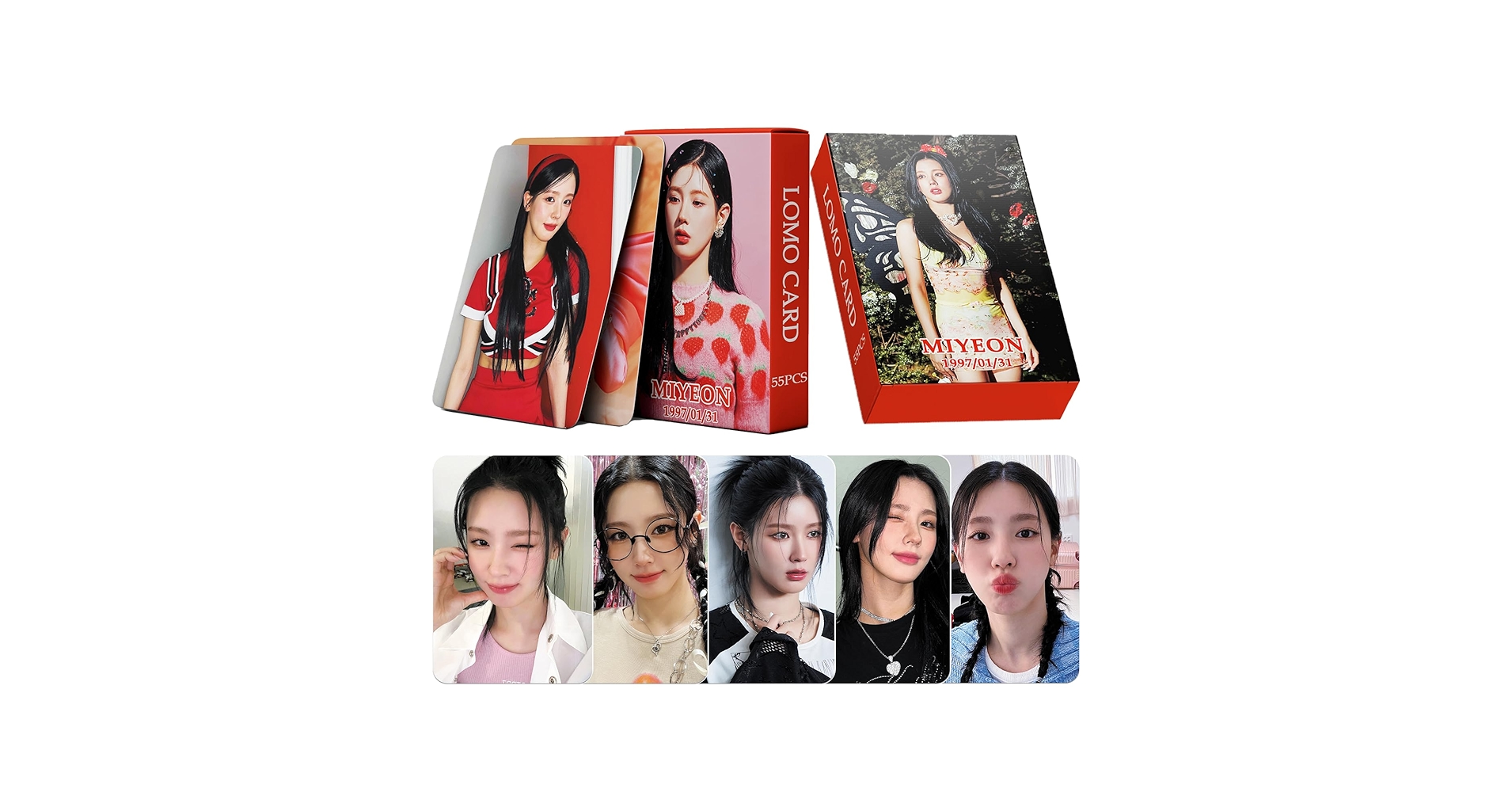 Gidle ミヨン I feel queencard トレカ　特典トレカ G)I-DLE I FEEL Queen ver 開封済み トレカ ポラロイド IDカード