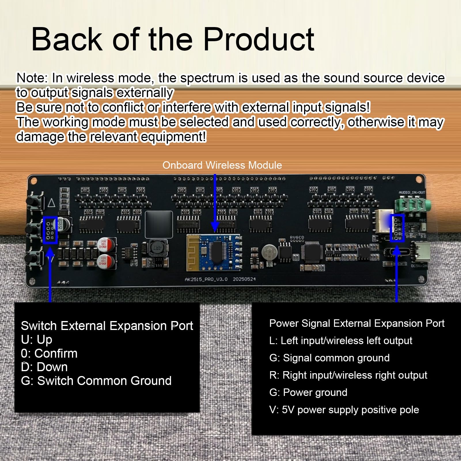 ASHATA Display dello Spettro Audio VFD, Display VFD per Analizzatore Visualizzatore Musicale, Indicatore Audio del Livello di Controllo della Musica dello Spettro, per Appassionati di