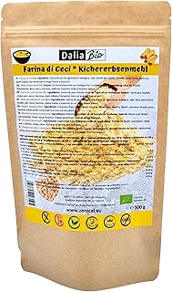 Dalia – Farine de Pois Chiches Bio 500g | Sans Gluten | Riche en Protéines et Fibres | Vegan | Qualité Premium | Pour Falafels, Panelle, Crêpes et Recettes Saines
