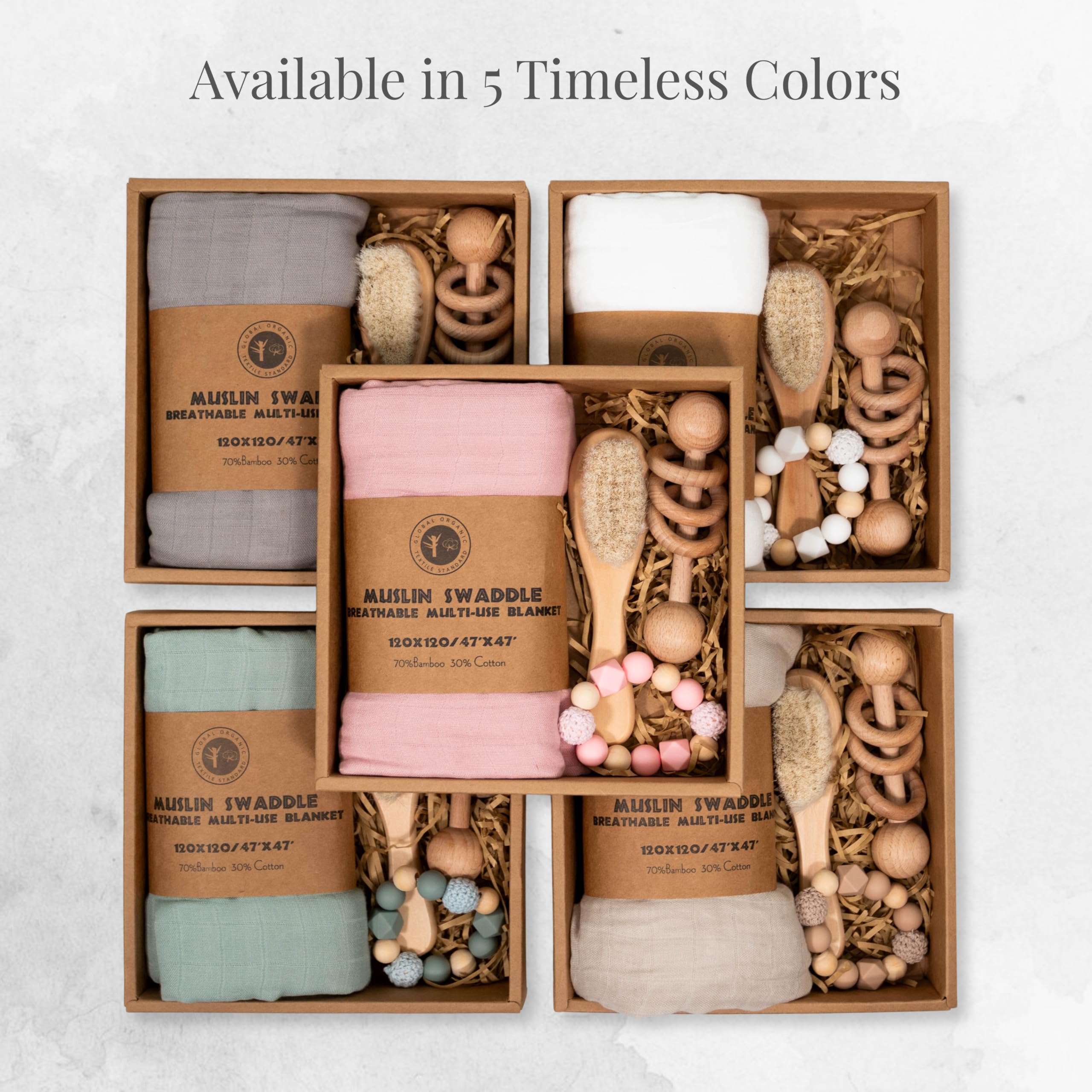 Amazon.com : BoxLux Newborn Baby Gift Box with Bamboo Muslin