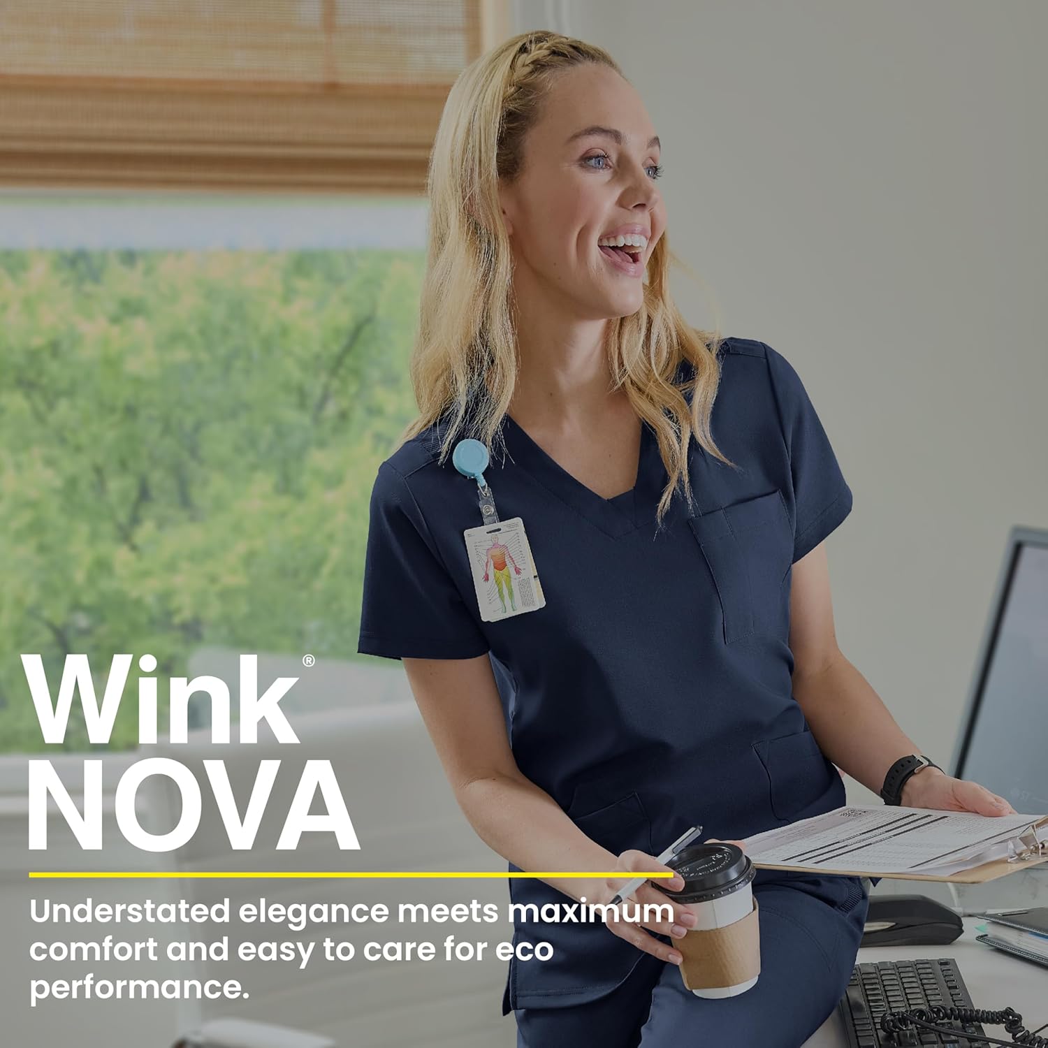 WonderWink Womens Scrub Top - Image 7