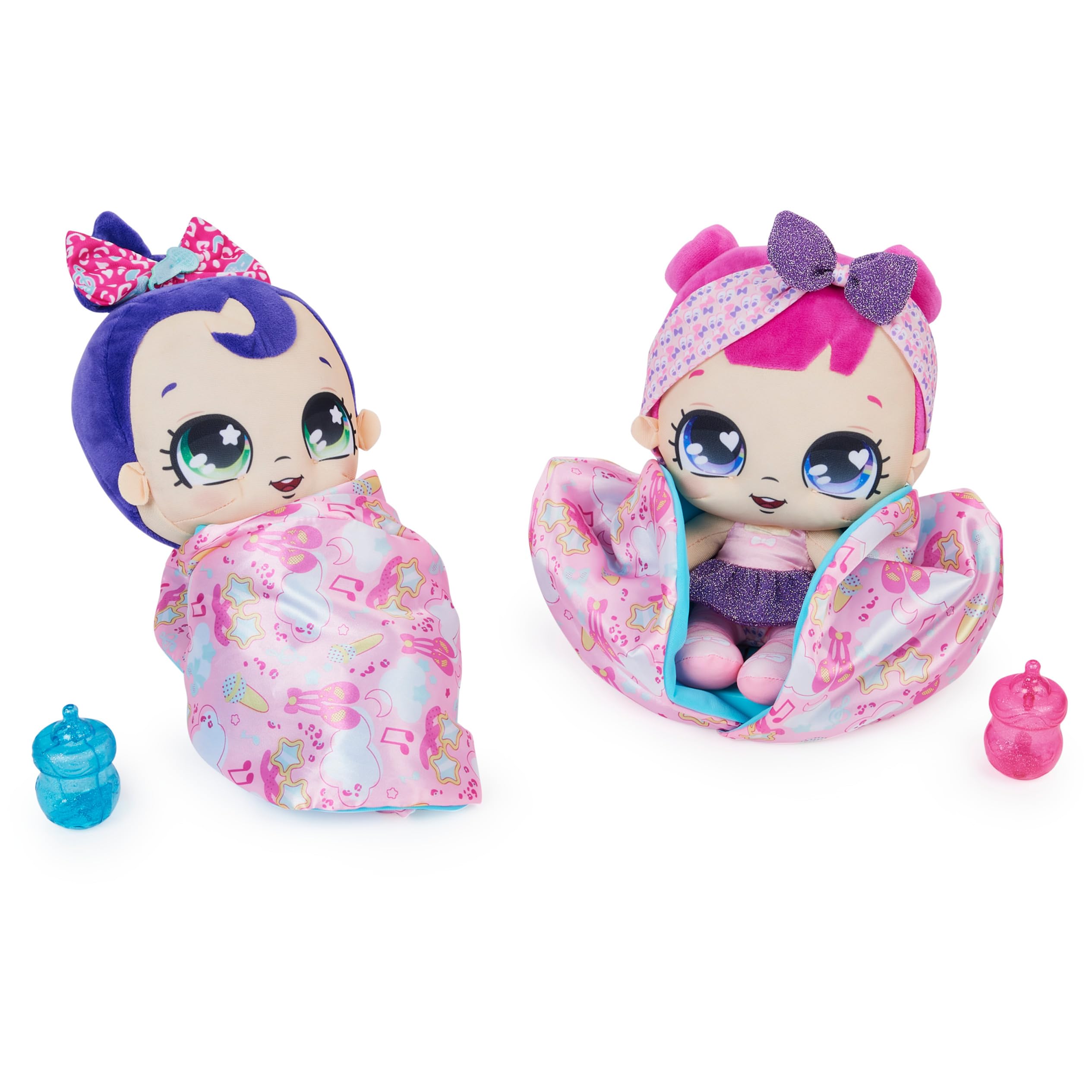 Surprise Plush Baby Doll with Over 80 Sounds and Reactions, Pink Blanket (Style May Vary), Kids Toys for Girls Ages 4 and up