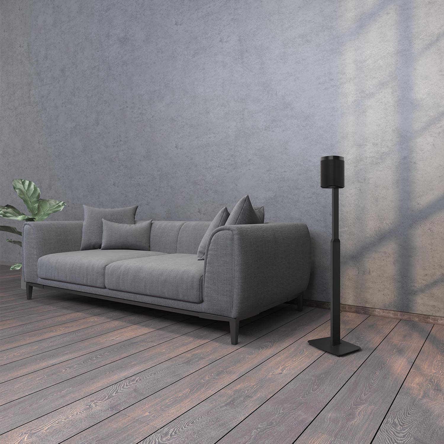 Maclean MC-896 Luidsprekervloerstandaard compatibel met Sonos One en