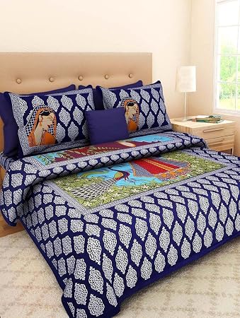 Rajasthani Bed Sheet Cotton Double Bed 