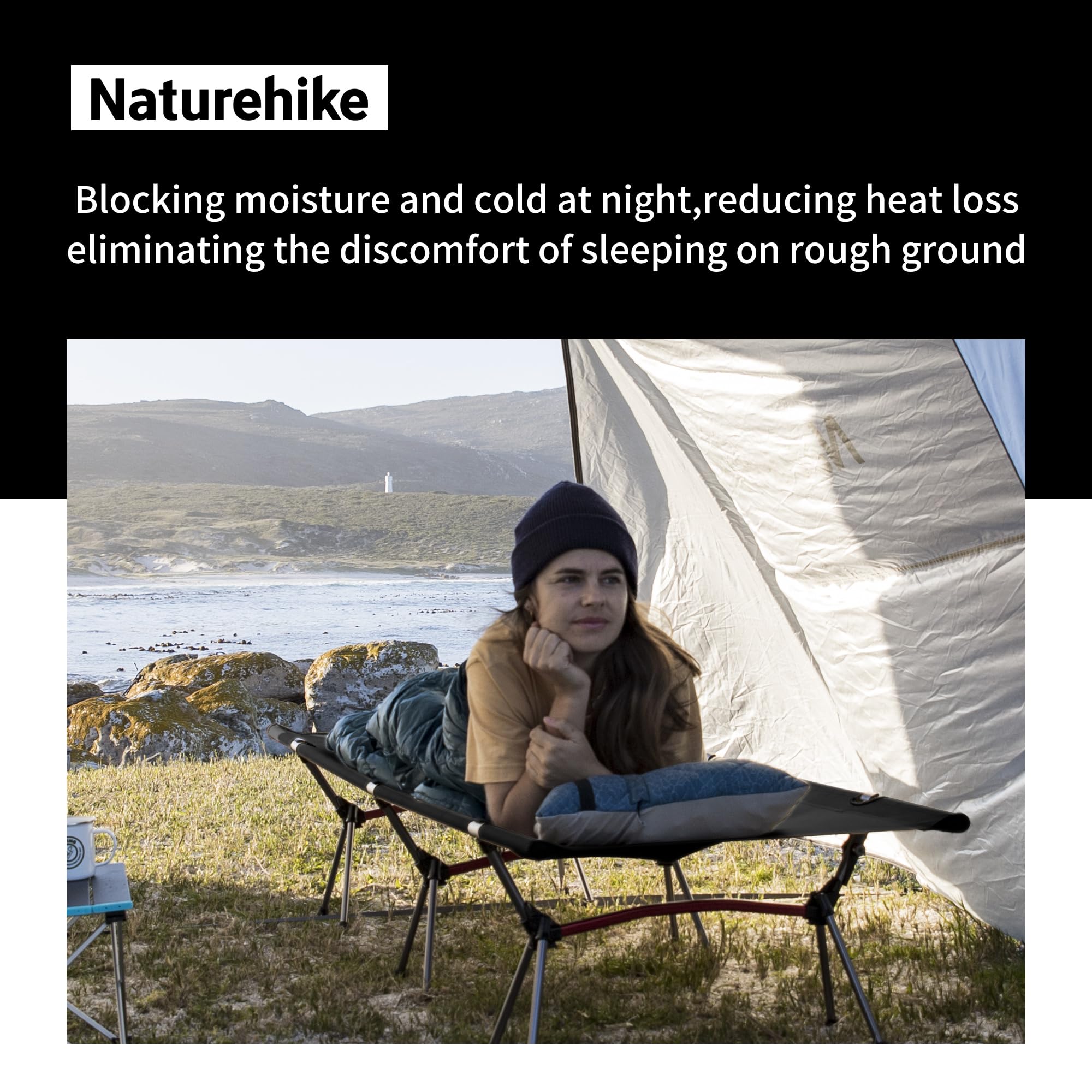 Amazon.com: Naturehike ArmyWild Folding Camping Cot, Height