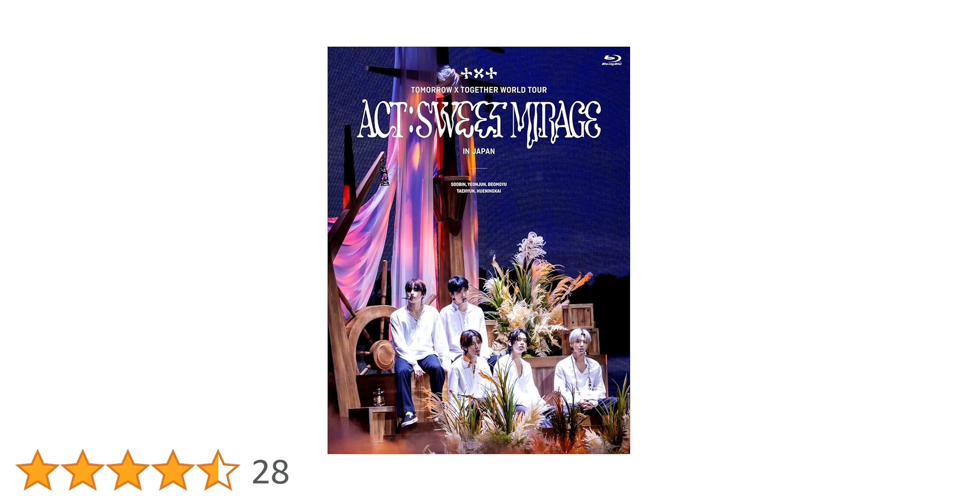 K-POP・アジア TXT ACT:SWEET MIRAGE Blu-ray DVD TXT ACT : SWEET MIRAGE in JAPAN Blu-ray DVD Limited Edition