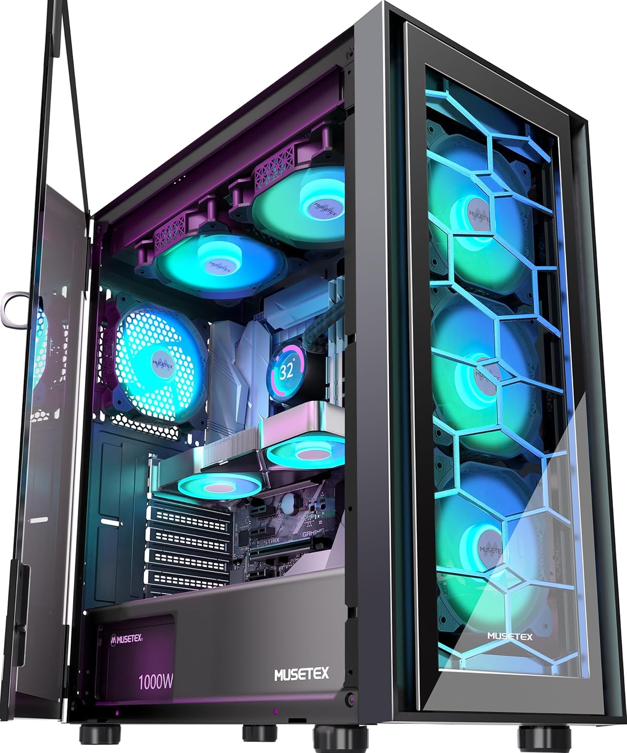 Pretty lights, but the PC Case itself is just okay. Pretty lights, but the PC Case itself is just okay.