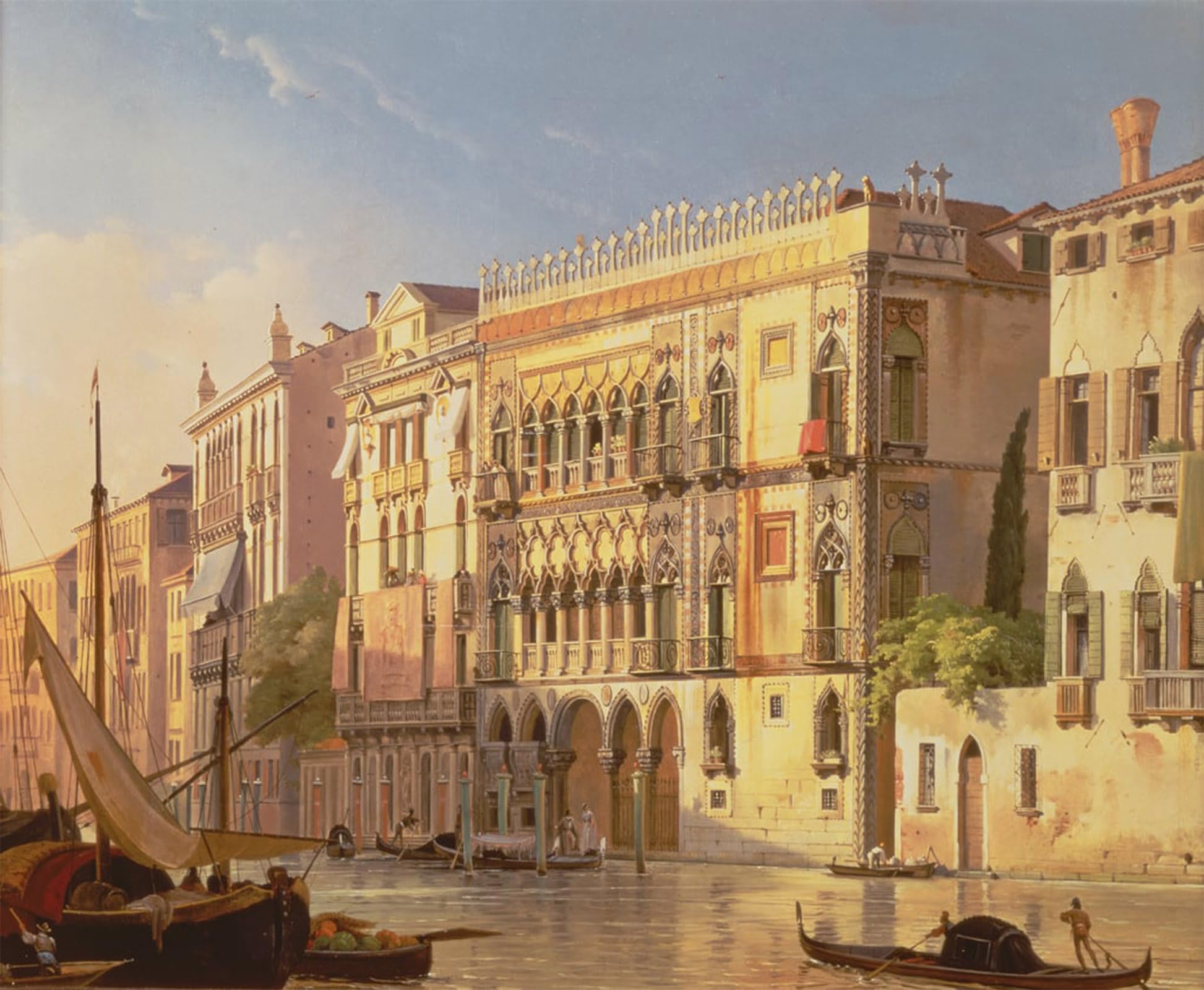 Peinture Poster Impression Tableaux de Friedrich Nerly 60x90cm