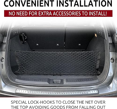 Miniatura 3 de Red de carga elástica para maletero estilo sobre para Infiniti QX50 2018-2024  Organizadores y almacenamiento de maletero de primera calidad  Red de