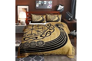 LUVIVIHOME Viking Comforter Set Queen Size: Embark on a Nordic Adventure