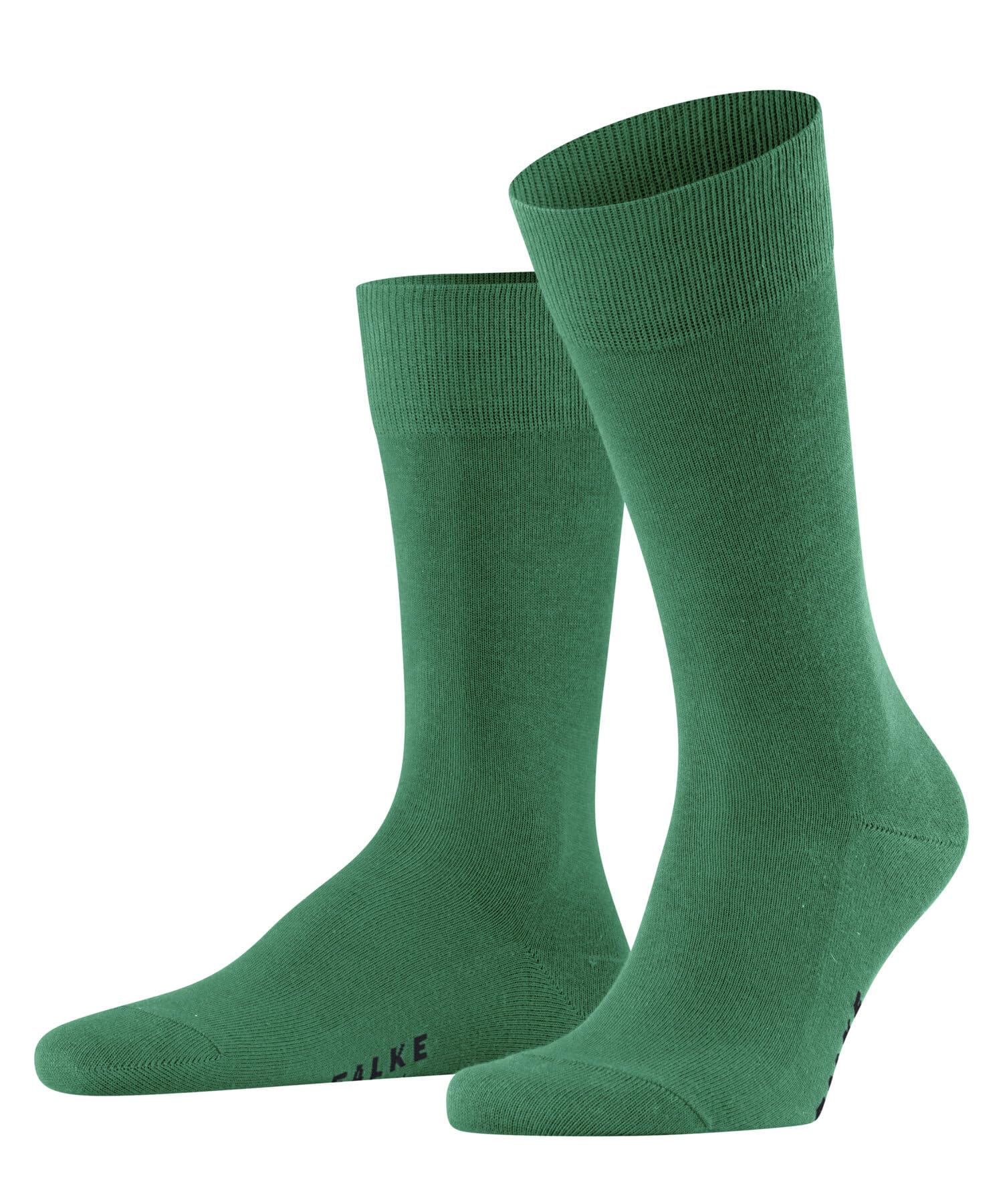 FALKE Men's Family M So Sustainable Cotton Plain 1 Pair Socks, Green Tourmaline 7618, 5.5-8