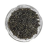 Vista 1 de Royal Amber Siberian Caviar - Huevas de esturión Baerii - Dinastía Cru (1 onza (0.99 oz))