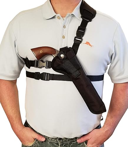 Funda para pistola de pechohombro  Se adapta a revólveres de pólvora negra con un barril de 4 a 9 pulgadas