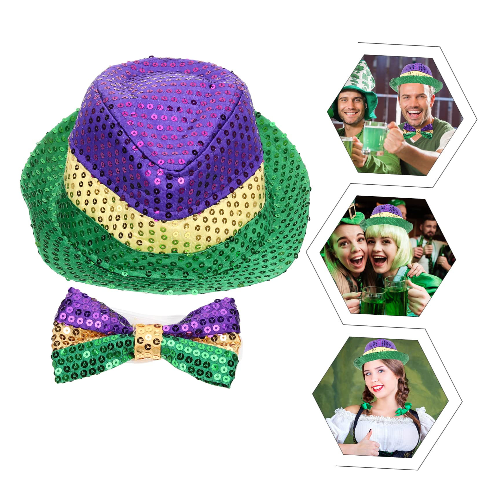 GALPADA 5sets Decorazioni Per Festa Di Carnevale Cappello e Eleganti Per Costumi Accessori Per Feste e Foto Per Eventi Festivi e Celebrazioni