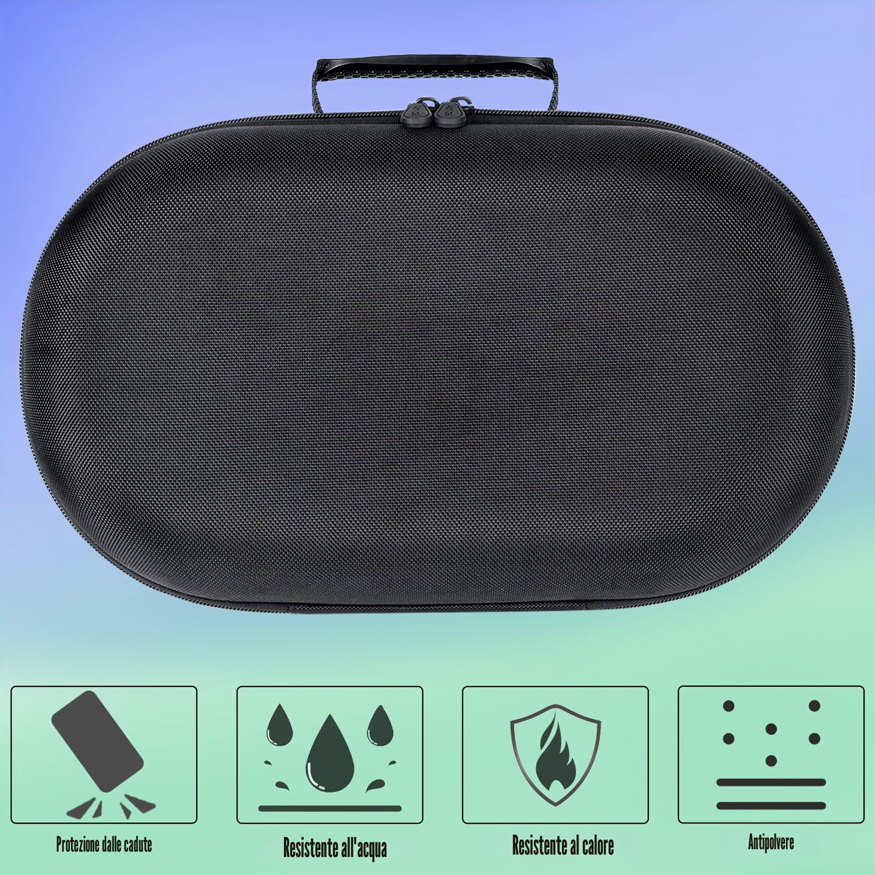 Aenllosi Custodia Case portatile per Meta Quest Pro/Meta Quest 3 Visore VR（Solo Borse）（Nero）