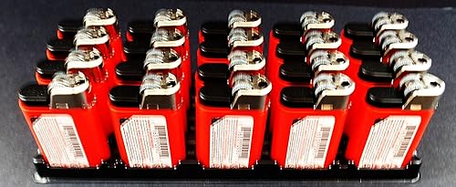 Miniatura 3 de Lote de 20 encendedores rojos Djeep