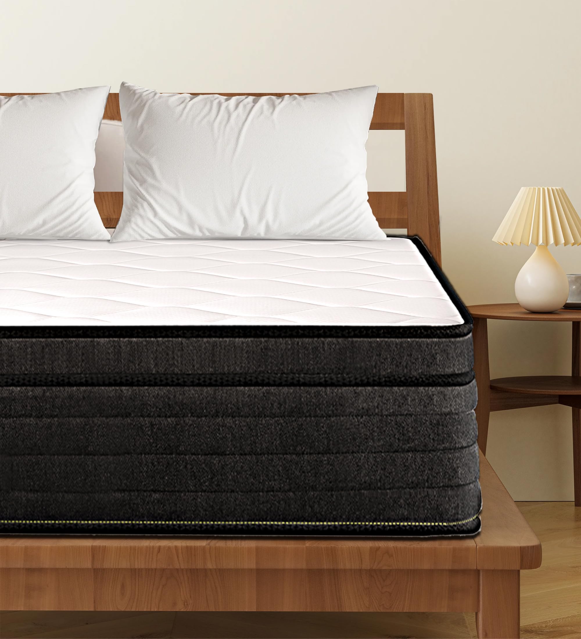 Matelas Hybride Mousse Et Ressorts Ensachés Diamant Brillante Ferme