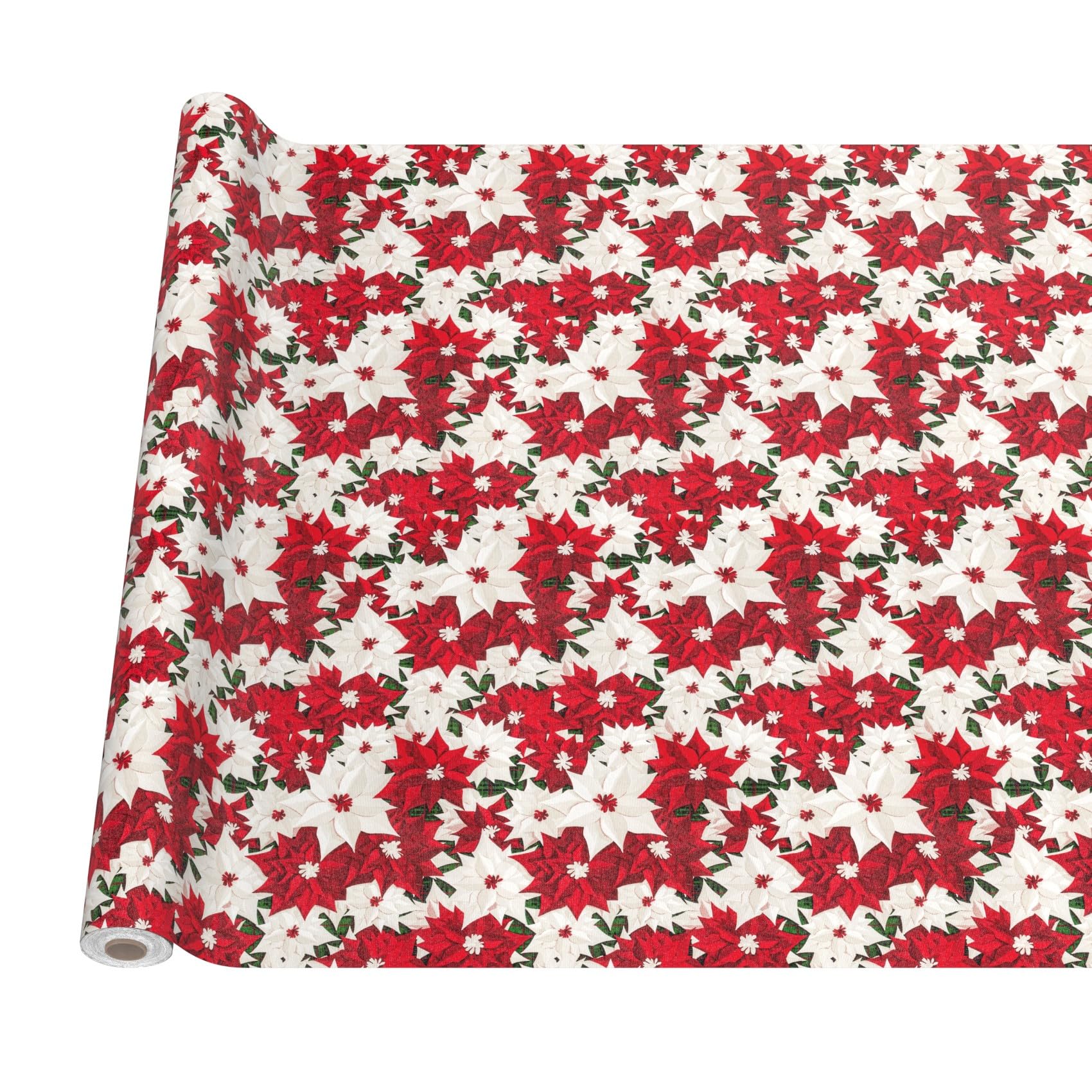 Mantel de tela textil lavable, mantel de algodón y poliéster, 1000 x 140 cm (10 m), para interior y exterior