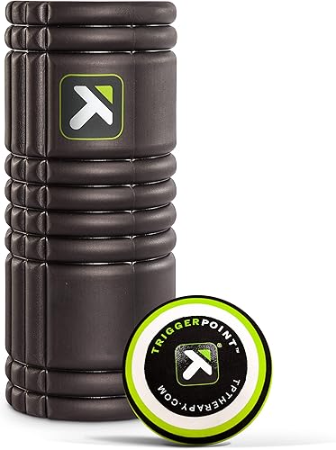 TriggerPoint Grid - Rodillo de masaje de espuma multidensidad patentado (espalda, cuerpo, piernas) para ejercicio, recuperación de tejidos profundos