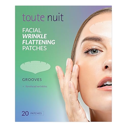 Toute Nuit Arruga Flattening Facial ParchesGrooves Unisex Extra Wide Frente Cobertura anti-arrugas ParchesFace Tape