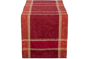 DII Traditional Harvest Wheat Thanksgiving Table Runner