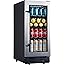 Mini Fridge, Kalamera 15 inch Beverage Cooler Refrigerator With Seamless Stainless Steel Door Built-in or Freestanding - 96 C