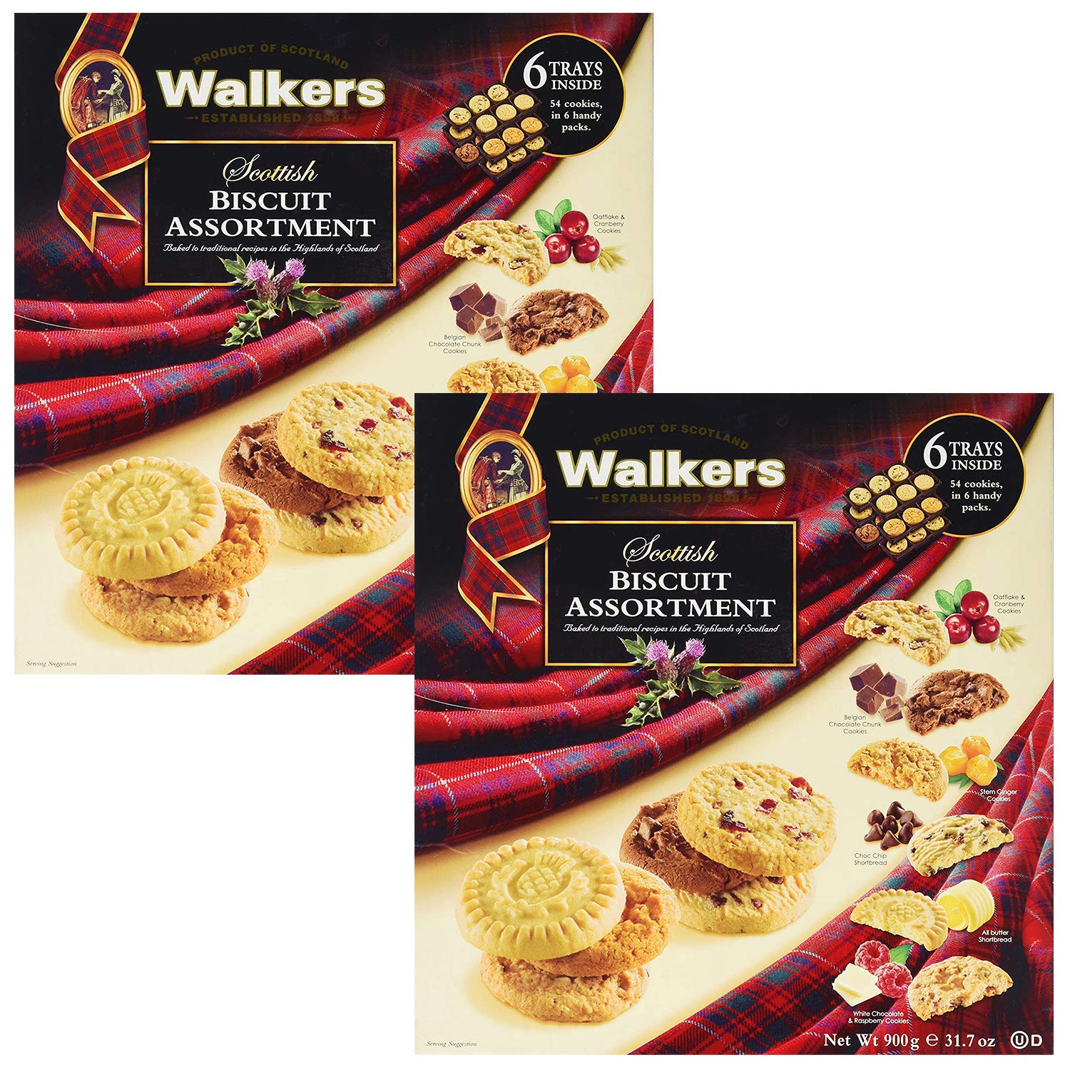Walkers Scottish Biscuitt Assortment 900g