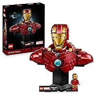 LEGO | Marvel Busto di Iron Man MK4 - Set di Costruzioni per Adulti Fai da Te con