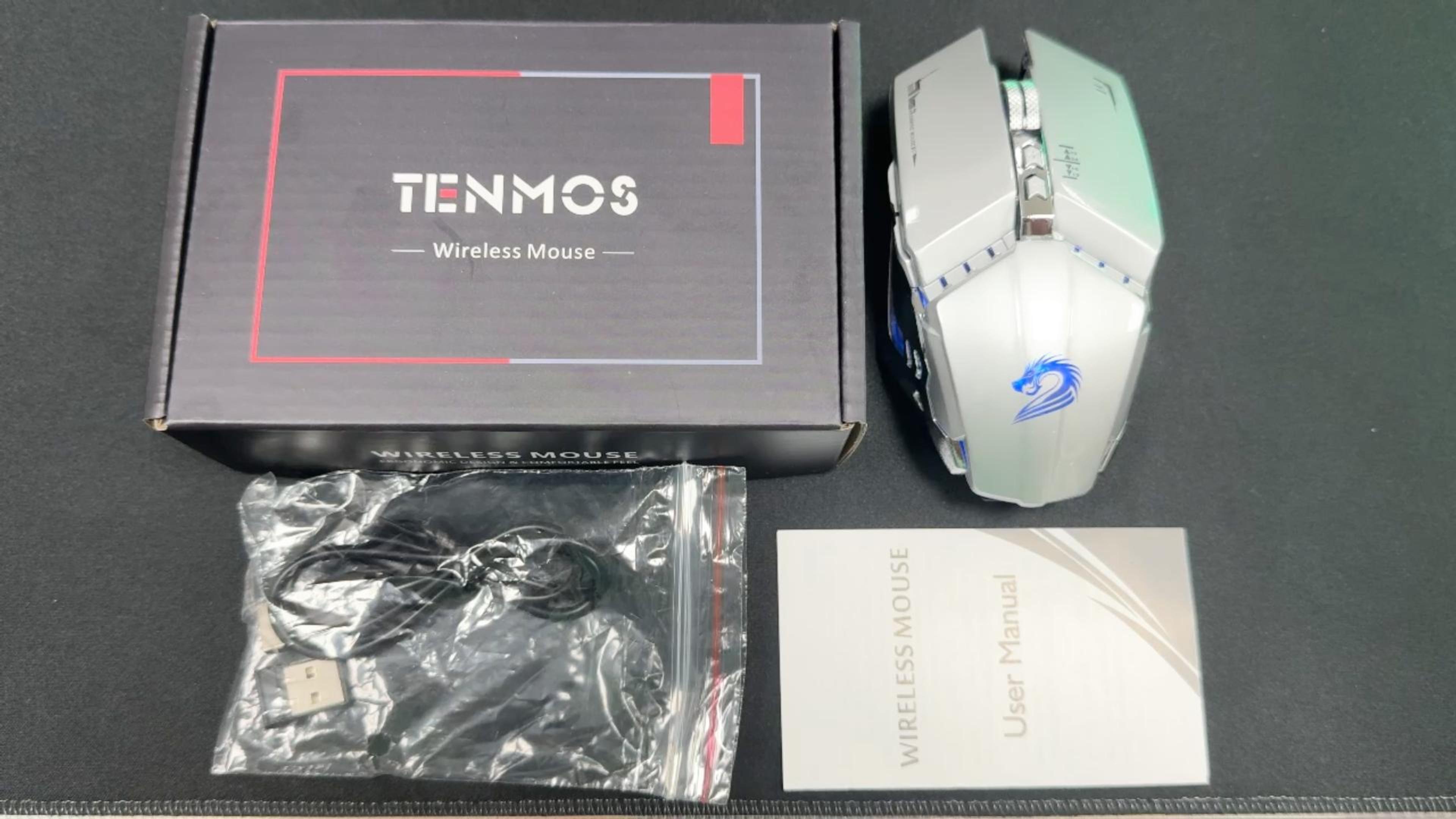 Merumo’s☆Shopです。 Amazon.com: TENMOS T12 Wireless Gaming Mouse Rechargeable, 2.4G