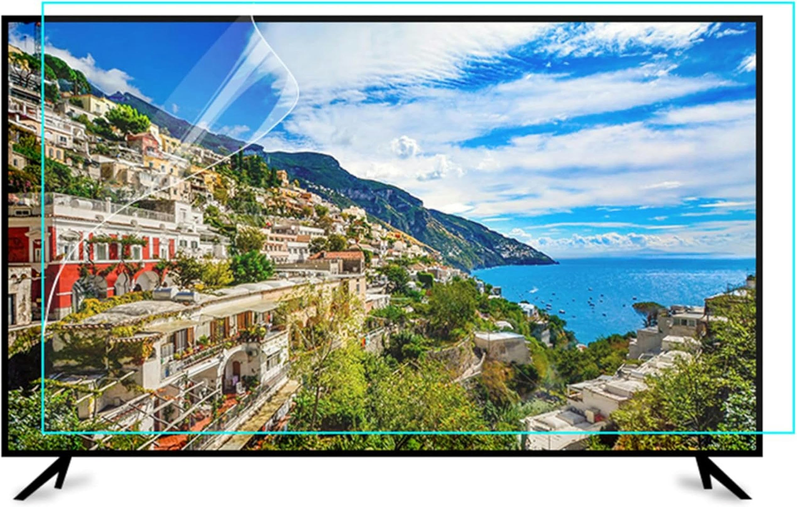 Protecteur d'écran TV 32-75 pouces anti-UV et anti-lumière bleue pour écran QLED 4K