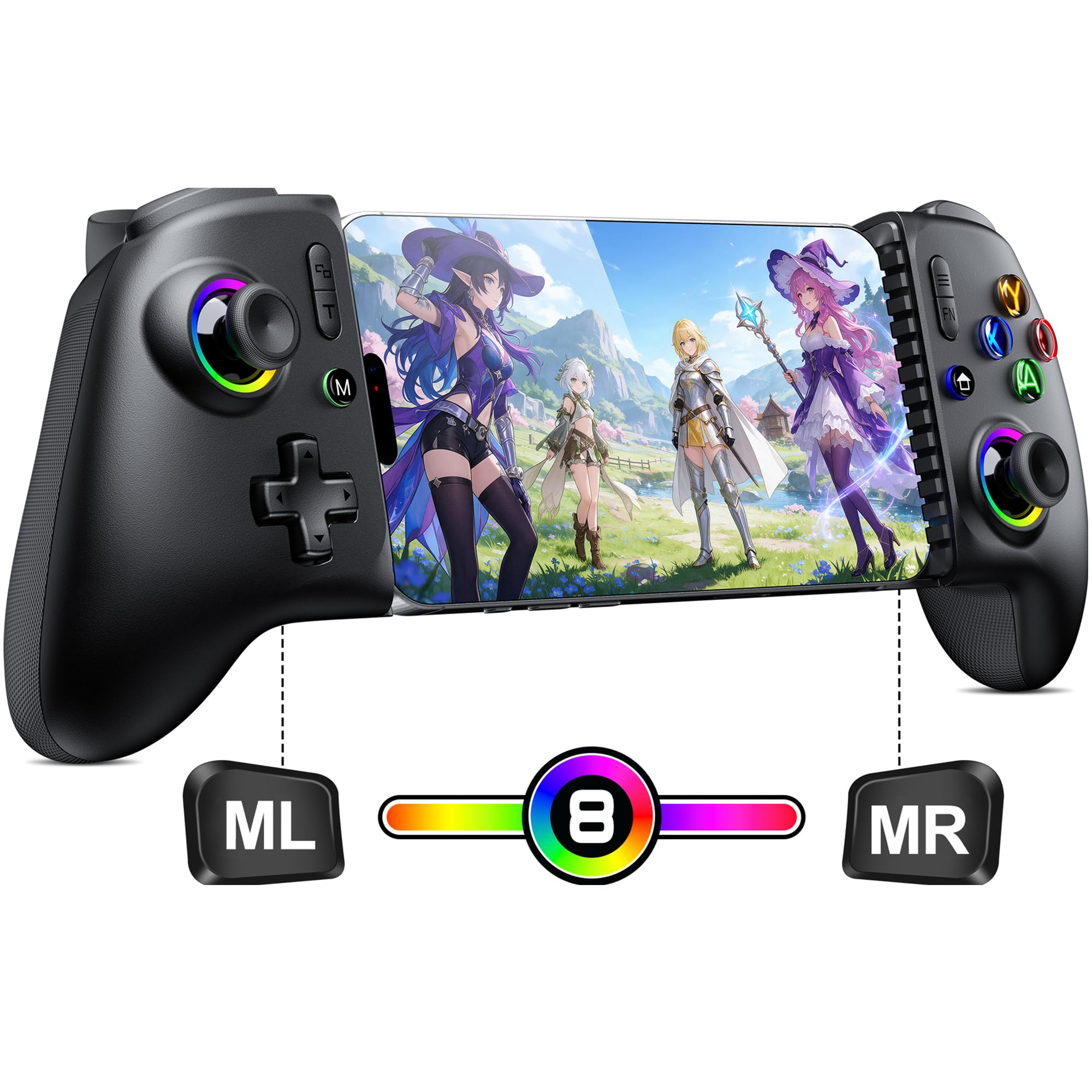 アクセル　MPC コントローラー Amazon.com: Mocagen MC200 Mobile Gaming Controller for iPhone