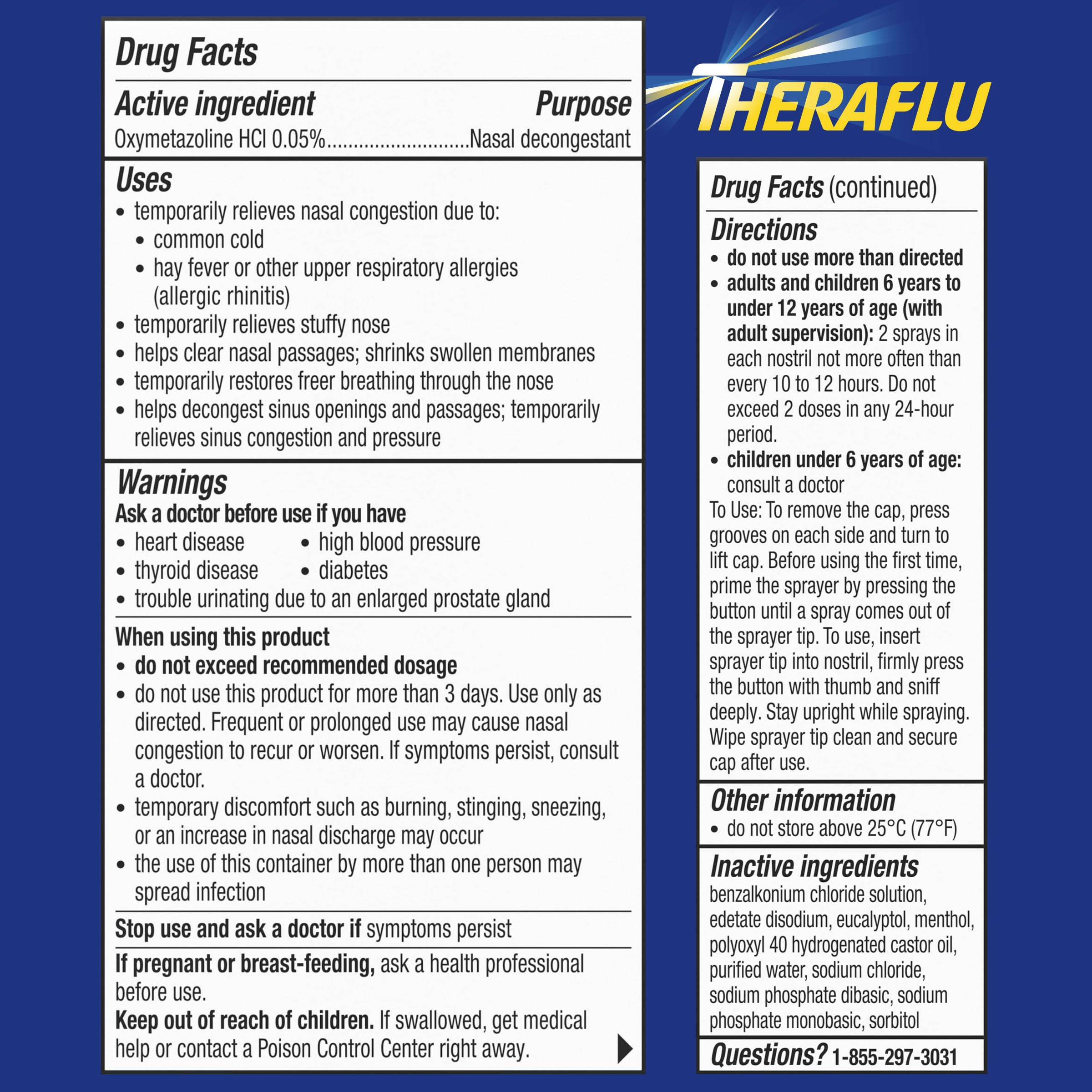 Theraflu Severe Congestion Relief Nasal Mist + Cooling, 0.34 fl oz — Amazon image 7