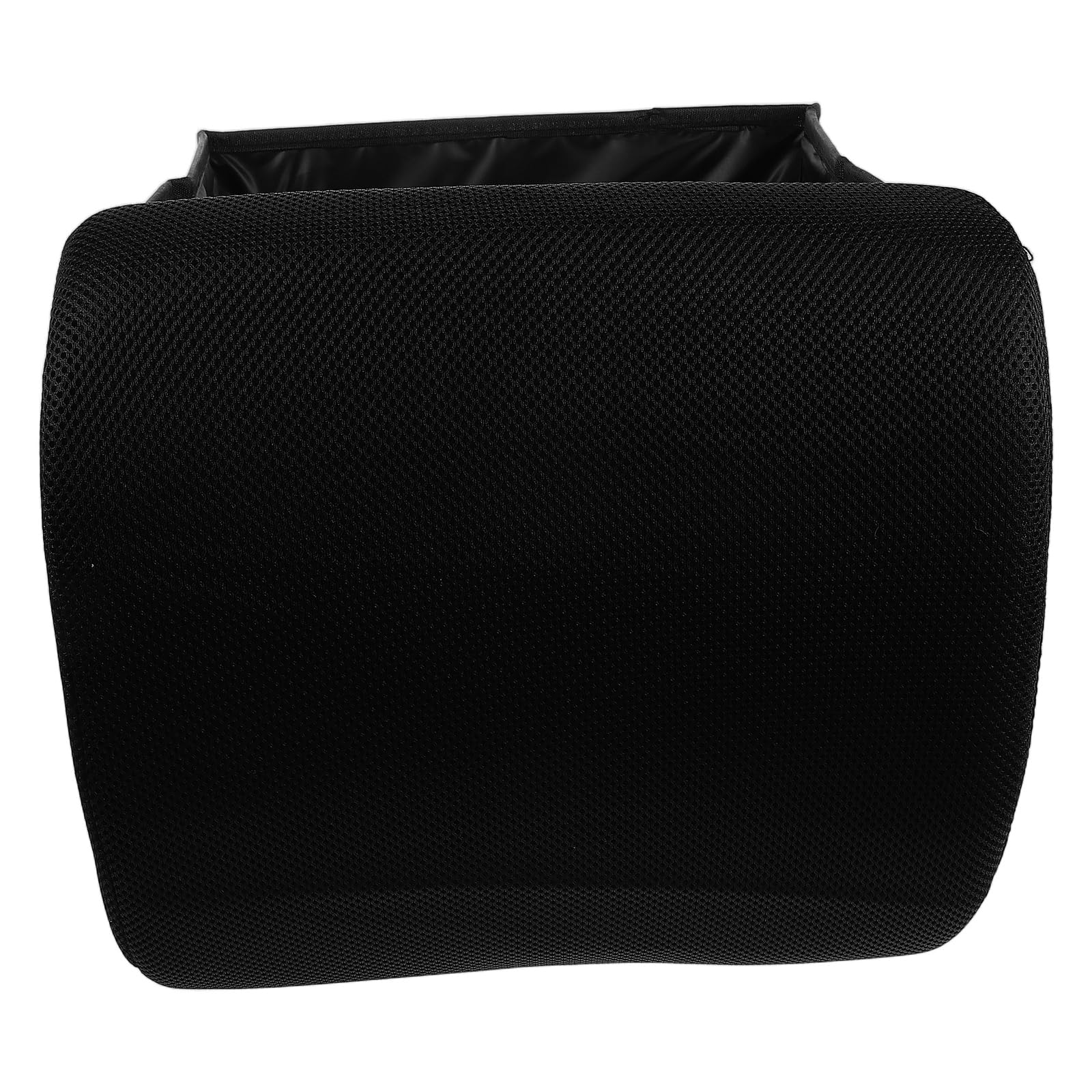 Hemobllo Scatola di Stoccaggio Pieghevole per Bagagliaio Auto con Cuscino Lombare, Organizer in Poliestere e Spugna Nero, Scomparti Multipli, Design Flessibile per Viaggi in Suv