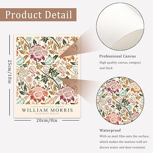 Miniatura 7 de Pósteres de mercado de flores, impresiones artísticas minimalistas para pared, impresiones de Matisse, Picasso Yayoi Kusama William Morris, arte de