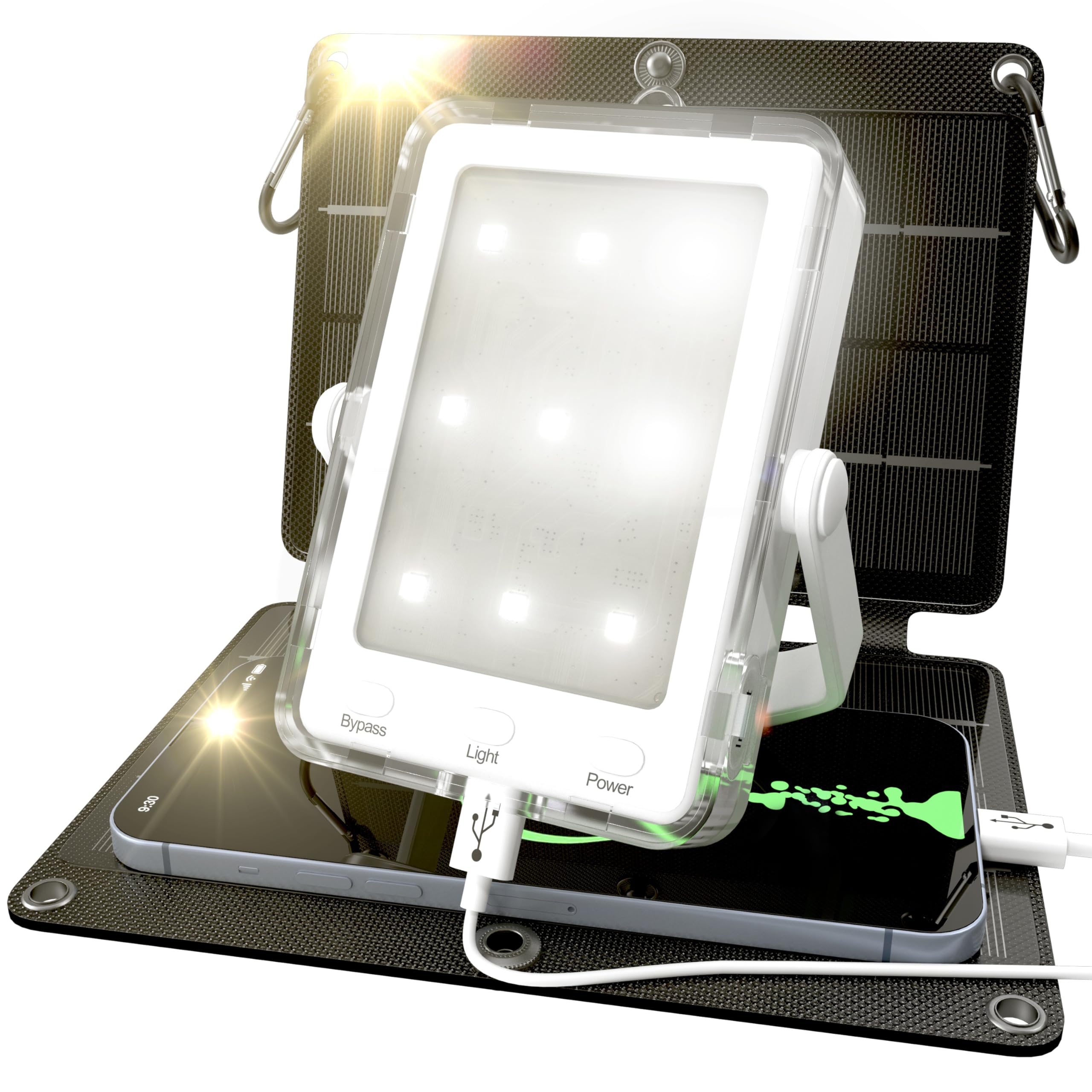 Amazon.com: PRAANA 3-in-1 Solar Survival Kit, Emergency Flashlight