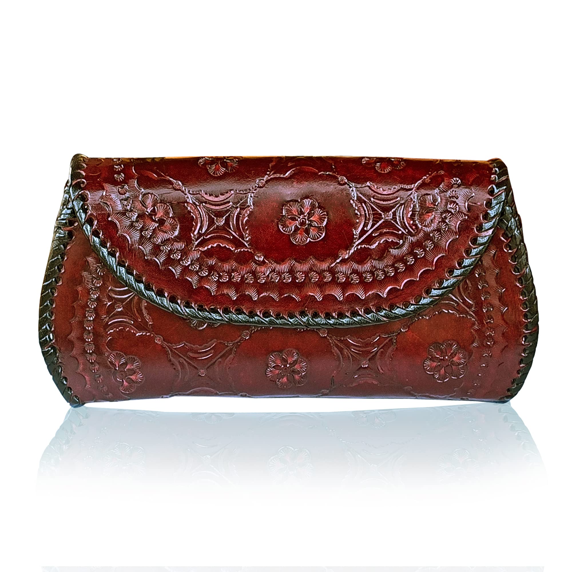 ESHTA Handmade Genuine Leather Clutch for Women (Brown) (B09HV23KNG) Amazon Price History, Amazon Price Tracker