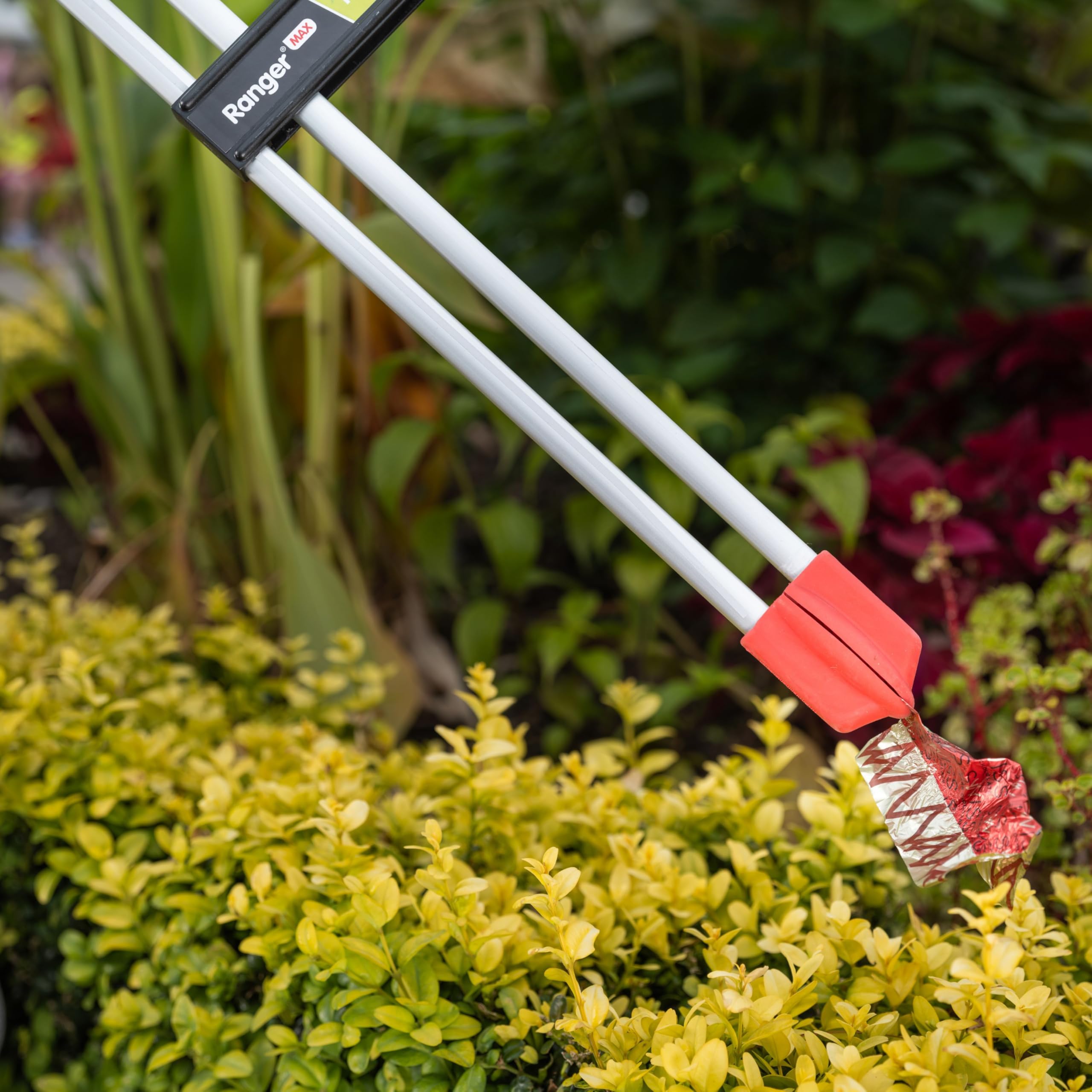 The Helping Hand Company Ranger Max - Manico Curvo, 35 cm, Colore: Rosso/Argento
