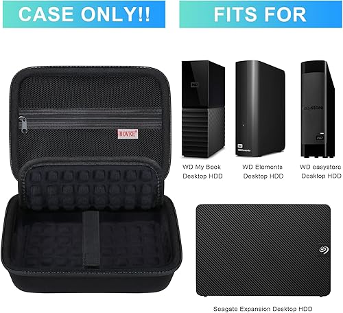 Miniatura 2 de BOVKE Funda de disco duro para WD Elements My Book Seagate Expansion Desktop Disco duro externo HDD 6TB 8TB 10TB 12TB 14TB 16TB 18TB 22TB 24TB 26TB