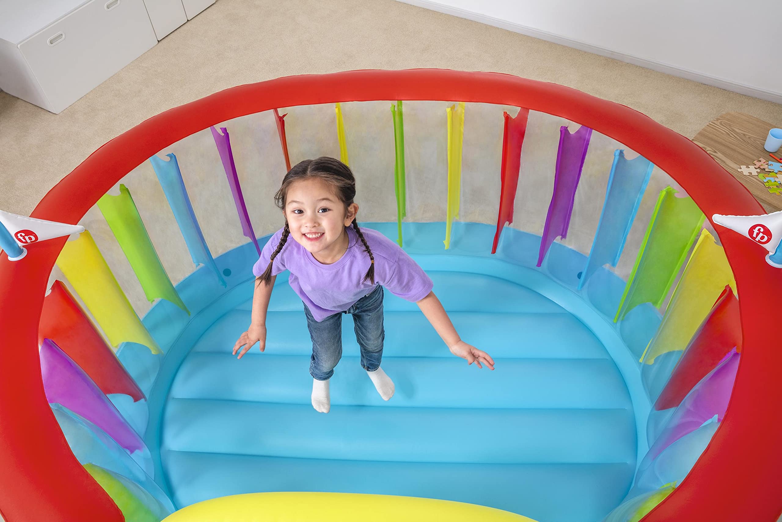 Bestway 93561 Castello gonfiabile Fisher-Price™ Bouncetopia, anni 3+