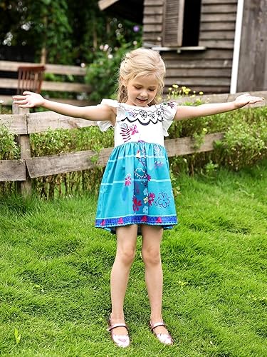 Miniatura 6 de Cotrio - Disfraz para niñas de Mirabel Pepa Dolores Luisa Madrigal para fiesta de cumpleaños