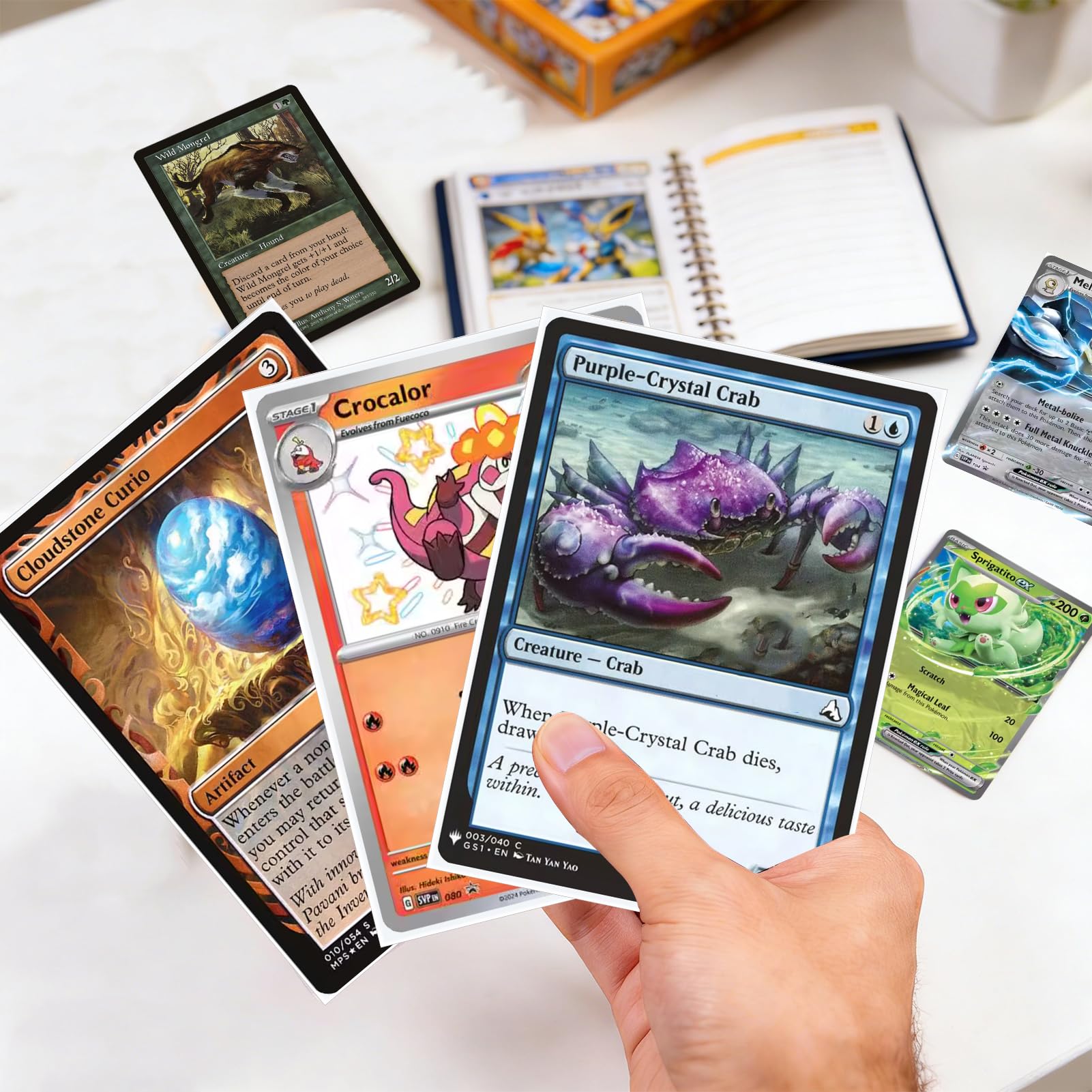 Amazon.com: 200 Pack Jumbo Card Sleeves 5.7'' x 7.9'' 10 mil Thickness  Clear Jumbo Cards Top Loader Size XL Card Sheet Protectors Oversize Card  Penny Sleeves Acid Free Fit for TCG Tarot