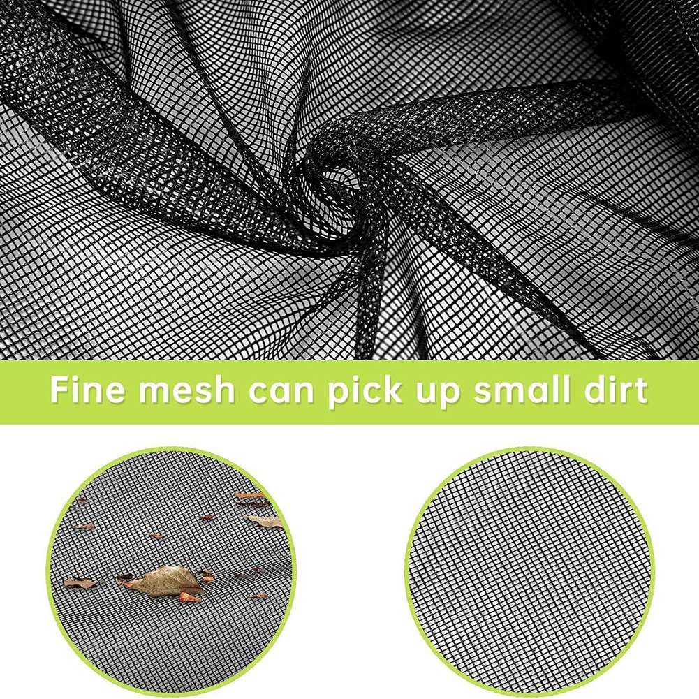 Épuisette d'été avec manche télescopique – Épuisette à mailles fines pour enlever efficacement les feuilles et les débris – Outil de nettoyage essentiel pour piscine