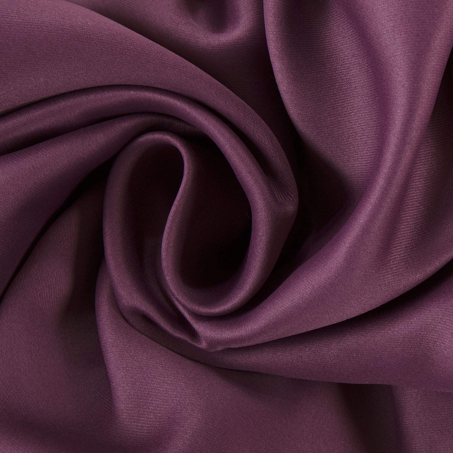 HPD Half Price Drapes Zasłona zaciemniająca do pokoju, sypialni i salonu (1 panel), 125 x 275 cm, kolor Aubergine