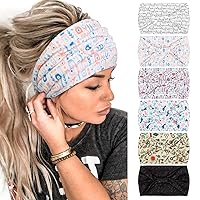 Vista 12 de Diadema Tobeffect para mujer, turbante de estilo bohemio africano, con nudos anchos, accesorios para el cabello
