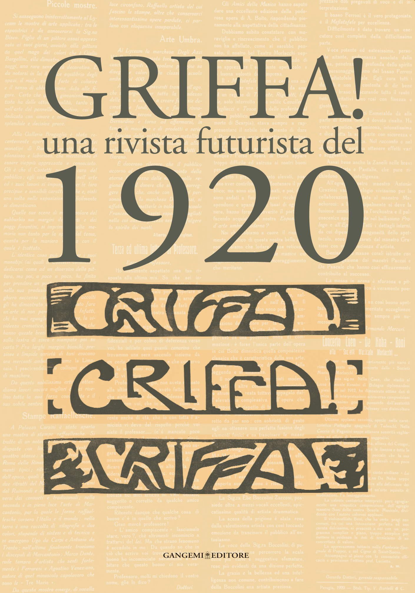 Griffa! una rivista futurista del 1920 fac-similé art italien pour collectionneur