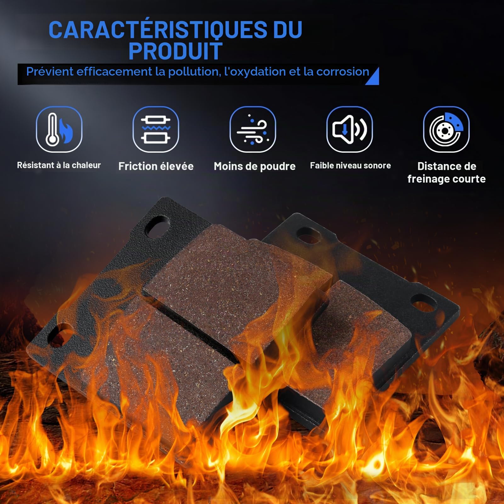 Plaquettes de Frein Avant et Arrière pour Suzuki SV 400 2000-2002 GSF600 S Bandit 2000-2003 Y K Naked Bandit 2000-2004 S K Faired Bandit 2000 2001 2002 2003 2004