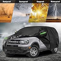 Vista 52 de Funda impermeable de repuesto para Ford Expedition EL/MAX y Lincoln Navigator L 2007-2025, 6 capas para todo tipo de clima, con puerta