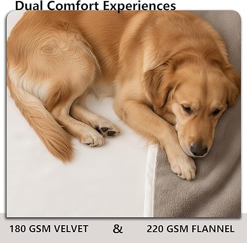 Miniatura 4 de Manta impermeable para perro, lavable a prueba de orina para sofá, suave y reversible, funda protectora de muebles para sofá y cama, 68 x 82